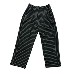 ASOS Striped Baggy High Waist Cropped Pants